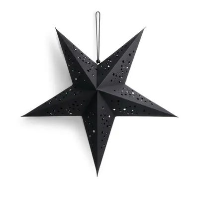Image de 3D XL - Étoile de Noël - Noir - 70 x 29 cm