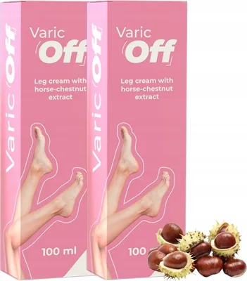 Immagine prodotto di 2x VaricOFF - crema per i piedi con estratto di ippocastano