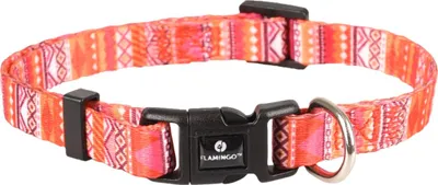 Produktbild von Flamingo Halsband Syb orange/rosa/weiß, Maße: 20-35 cm / 10 mm