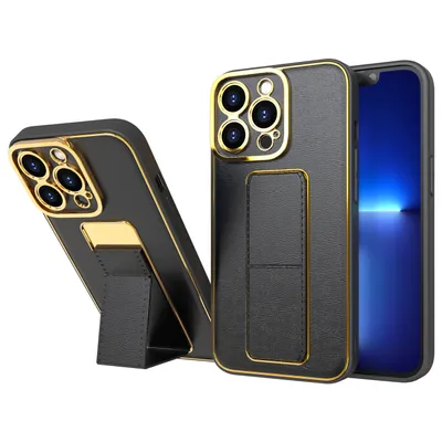 Produktbild von Hlle New Kickstand fr iPhone 12 Pro, mit Stnder, schwarz
