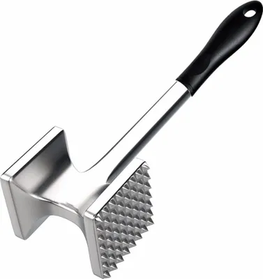 Produktbild von Großer Fleischklopfer Mallet Tool Robuster Steak Pounder Hammer aus Edelstahl für Rinderkalbfleisch und Hähnchenbrust