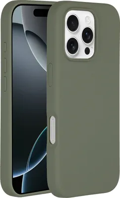 Produktbild von Accezz Liquid Silikoncase mit MagSafe iPhone 16 Pro Max - Cooper Green
