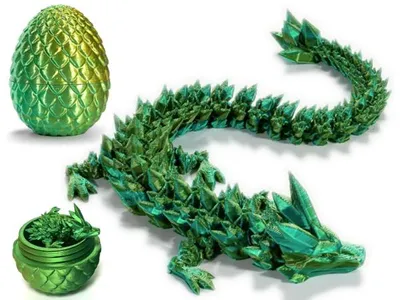 Image de Oeuf de dragon "MagiX Dragon Egg LIANTORIX", vert, dragon 22,5 cm & oeuf 8 cm