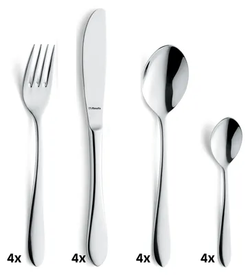 Produktbild von Amefa SURE Besteckset 16-teilig, KI-generiertes Bild