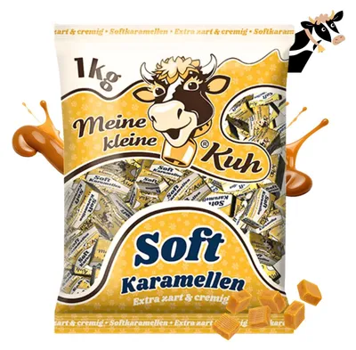 Produktbild von MEINE KLEINE KUH Softkaramellen 8 x 1kg Sahne Bonbon