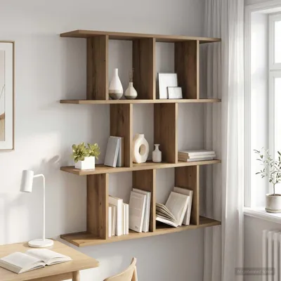 Produktbild von Maison Exclusive - Wandregal Artisan-Eiche 80 x 20 x 96 cm