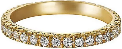 Produktbild von Esprit Damen Ring Silber Gold Zirkonia Brilliance ESRG91986B, Ringgröße:56 (17.8 mm Ø)
