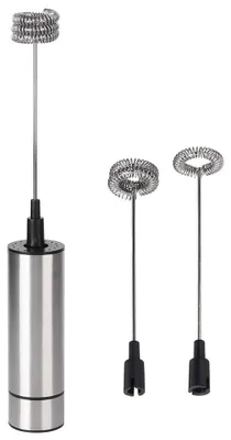 Handmixer Edelstahl – Elektrischer Milchaufschäumer & Eierbesen