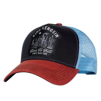 Produktbild von King Kerosin Herren Trucker Mesh Cap "Born to kill" Black