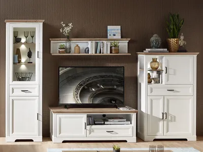 Produktbild von Wohnwand TV-Wand Anbauwand Schrankwand Wohnzimmerwand Mediawand "Jillana II"