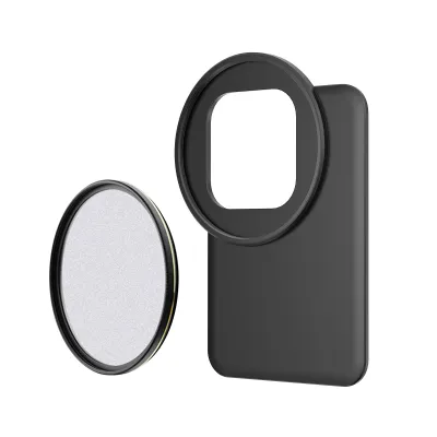 Produktbild von 6,1 Zoll magnetische Telefonfilterhalterung, Telefonfilterhalter mit 67 mm 1/2 schwarzem Diffusionsfilter, Ersatz fš¹r iPhone 15 Pro/ iPhone 15/ iPhone 14 Pro/ iPhone 14/ iPhone 13 Pro/ iPhone 13/ iPhone 12 Pro/ iPhone 12
