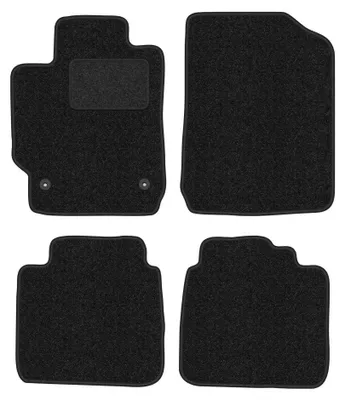 Zdjęcie produktu dla Dywaniki samochodowe welurowe LUX-ANTHRA do: Toyota Camry VII (2007-2011, sedan) antracytowe z wzmocnieniem kierowcy, z mocowaniami