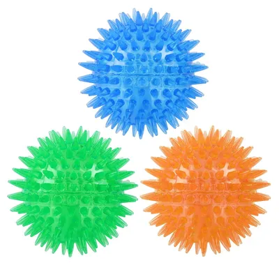 Produktbild von 3 Quietschbälle für Hunde, aus robustem Gummi