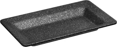 Produktbild von APS 30506 Tablett GN 1/4 FROSTFIRE, Aluminium, Antihaftbeschichtung, 26,5 x 16,2 cm, Höhe 3 cm, schwarz-silber