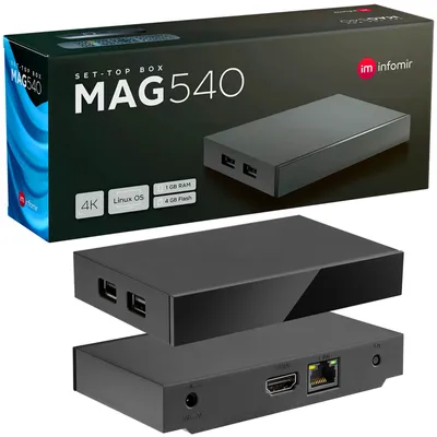 Zdjęcie produktu dla MAG 540 IPTV Set-Top Box Telewizja internetowa