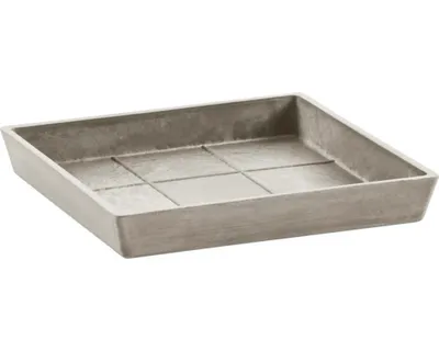 Produktbild von Blumentopf Untersetzer Ecopots Rotterdam Kunststoff 29,6 x 29,6 x 3 cm taupe