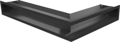 Produktbild von Kamingitter KRATKI LUFT Schwarz 9x60x40 Rechts Lüftungsset 2 Stk