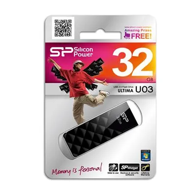 Produktbild von Silicon Power SP032GBUF2U03V1 Ultima U03 32 GB USB 2.0 Stick