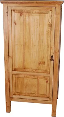 Produktbild von MiaMöbel Hochschrank Mexico Möbel 78x155x65 cm Landhausstil Massivholz Pinie Honig