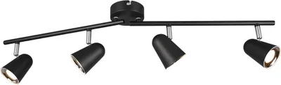 Image de Spot LED TOULOUSE 3,5 W, 3000 K, 400 lm, métal noir chromé, dimensions : 17 x 78 x 9 cm, IP20, RL
