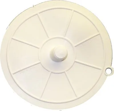 Produktbild von Idrogas Abflussstopfen - Gummi - Universale Passform - Weiß - 2er Set