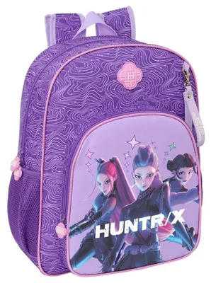 Immagine prodotto di Zaino Safta K-pop Demon Hunters, 15 litri, colore lilla. Per bambini, taglia unica
