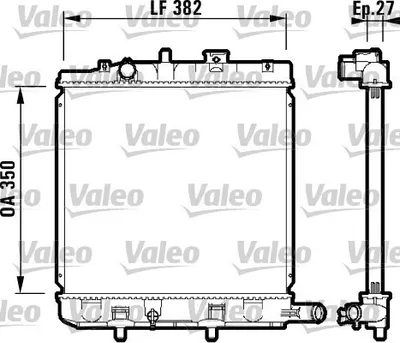 Produktbild von VALEO 732726 Kühler Wasserkühler Motorkühler