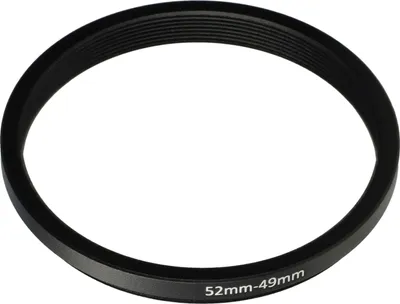 Produktbild von vhbw Step-Down-Ring Adapter 52 mm auf 49 mm für Kamera Objektiv - Filteradapter Metall