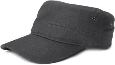 Produktbild von styleBREAKER Uni Military Cap aus Baumwoll-Canvas | Army Cap mit gebogenem Schirm | verstellbare Schirmmütze für Damen und Herren