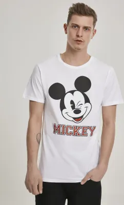 Produktbild von Merchcode T-Shirt Mickey College Tee White-L
