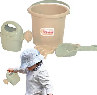Zdjęcie produktu dla Doloni Zestaw Plażowy Dla Dzieci: Wiaderko, Łopatka, Grabie I Konewka