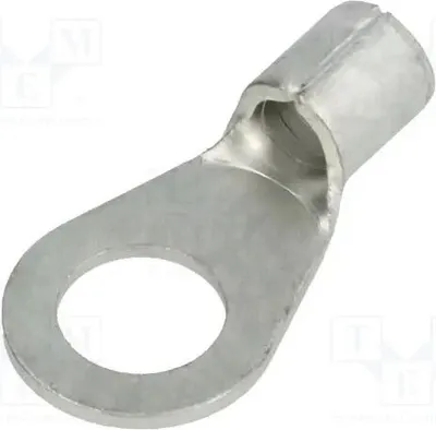 Obrázok produktu pre Káblová svorka: Prstencová; M8; 10 mm²; pripojovací prvok; pre káble; 8,4 mm. BM 02437. Neizolované konektory