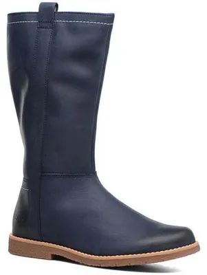 Produktbild von Clarks TildyGrace Inf navyblau Leder Kinderstiefel mit Reißverschluss 30