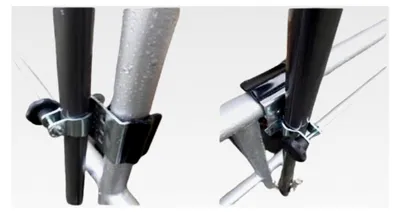 Produktbild von Flaggenstockhalter für Boote, Durchmesser 10-38 mm, für Reling bis 52 mm