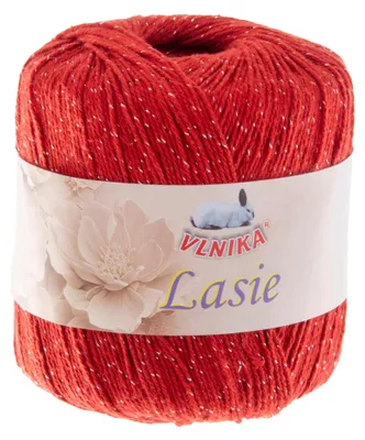 50g Strickgarn Lasie Sommergarn rot