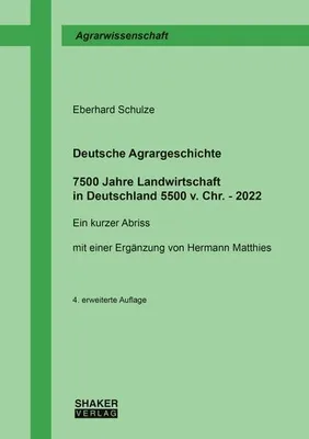 Zdjęcie produktu dla Deutsche Agrargeschichte
