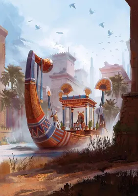 Produktbild von Art Puzzle Puzzle Pharaoh Barge - 1000 Teile Ägypten Motiv