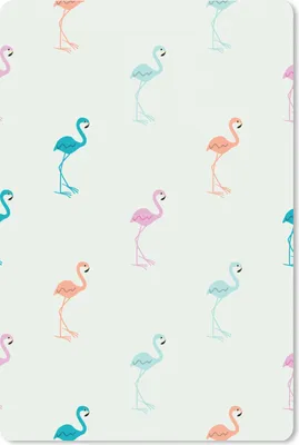 Produktbild von MuchoWow® Mauspad Mousepad Muster - Dschungel - Flamingo - Pastell 18x27 cm - Mousepads - Maus Mat - Pad - Mausunterlage
