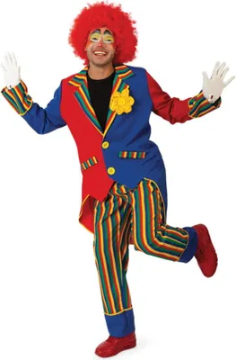 Produktbild von Clown Olli bunt Unikostüm M