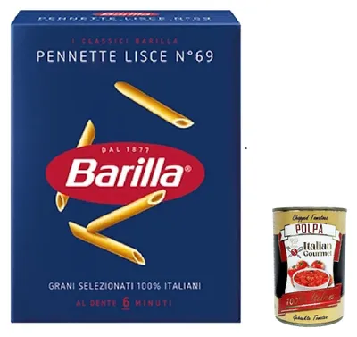 Produktbild von 10x Pasta Pennette Lisce Nr. 69, 100% italienisch Nudeln 500 g pack + Italian Gourmet polpa 400g