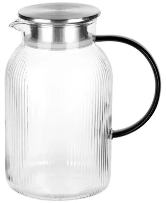 Image de Carafe en verre avec couvercle - 1,5 litre - Verre