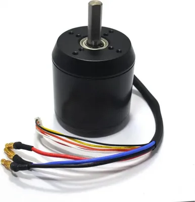 Produktbild von Bürstenloser Motor - C6374 170KV - Für Elektro-Skateboard & Longboard - BLDC - Schwarz