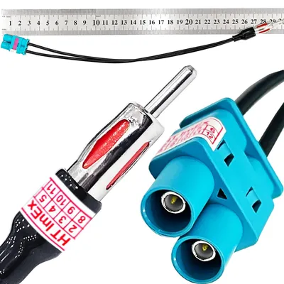 Produktbild von Kabel Antennenadapter Doppel Fakra (m) auf DIN Stecker 150 Ohm
