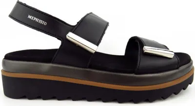 Produktbild von Mephisto Dominica Softy Damen Sandale in Schwarz, Größe 40