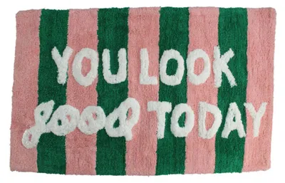 Produktbild von Kersten Badematte YOU LOOK GOOD mehrfarbig | 50x80 cm