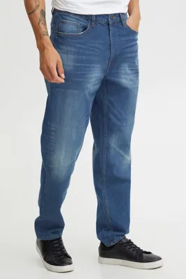 Produktbild von BLEND BHThunder Herren Jeanshose Hose Denim Jeans mit Gürtelschlaufen Eingrifftaschen Baumwollmischung Regular fit