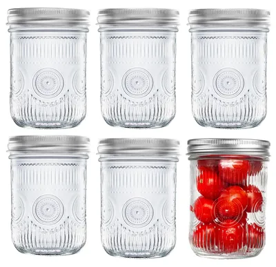 Zdjęcie produktu dla Zestaw 6 szczelnych pojemników szklanych 473 ml