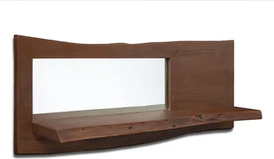 Image de MASSIVMOEBEL24 | Étagère murale 101x22 Acacia laqué Brun PURE ACACIA #807