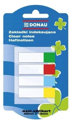 Produktbild von PP-Registerlaschen 12 x 45 mm – Donau