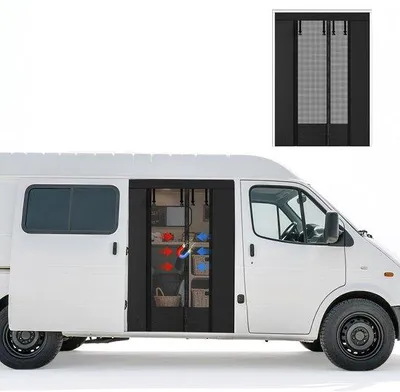 Obrázok produktu pre Magnetická sieť proti hmyzu s rozmermi 178 x 133 cm na bočné okná, ideálna na kempovanie a cestovanie